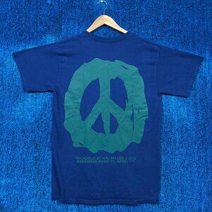 Macadelic by Mac Miller Peace Sign Art Trippy Hip Hop Tee M